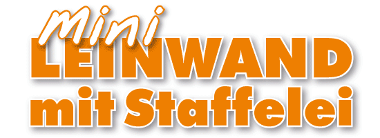 Mini-Leinwand mit Staffelei - Mini-Leinwand mit Staffelei Mini-Leinwand mit Staffelei - Mini-Leinwand mit Staffelei