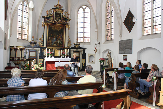 In der Schlosskapelle aus dem 17. Jahrhundert liegt das „bleierne Herz“ - Foto: Gemeinde Raesfeld